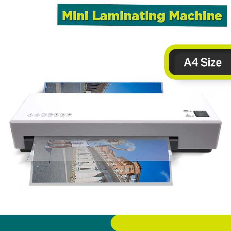 Mini Laminator A4 Size Laminating Machine Fast PreHeating Shopee