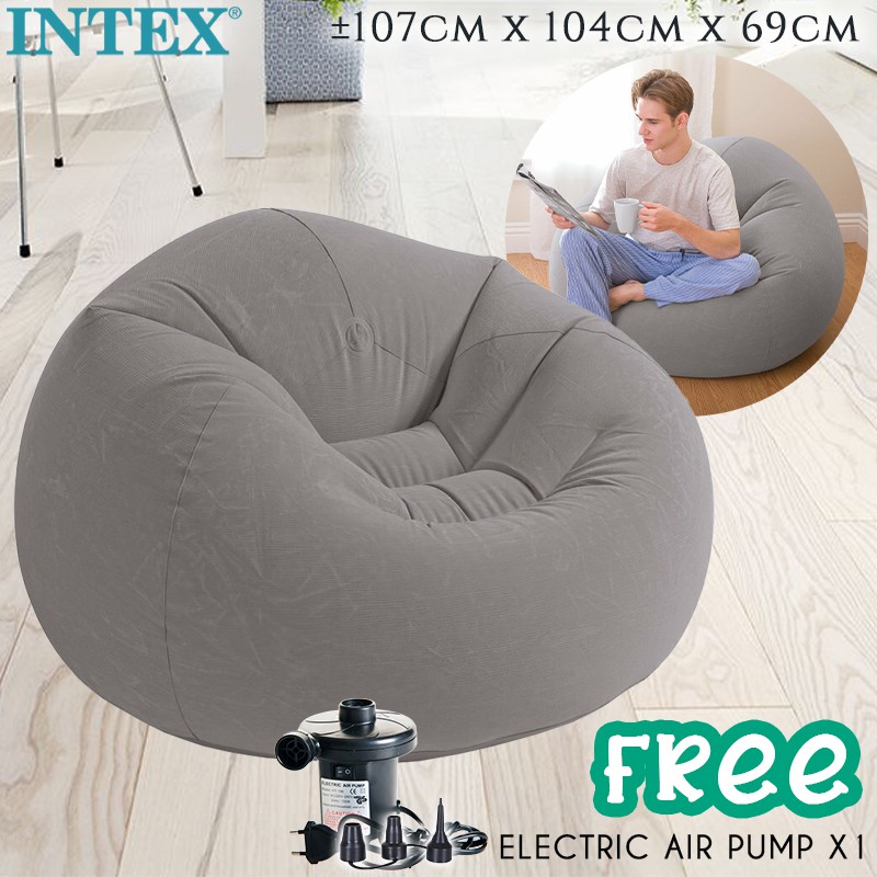 Beanless Bag™ Inflatable Lounge Chair - Transparent