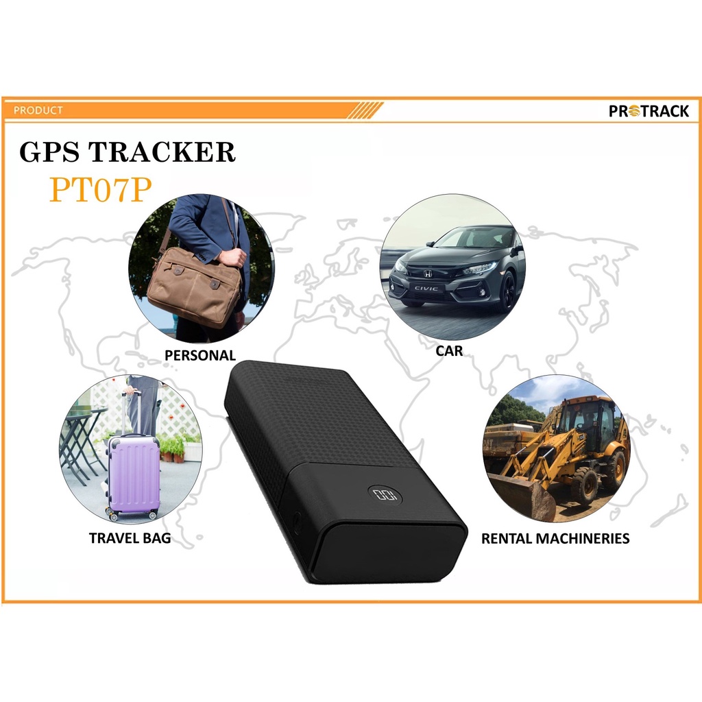 Protrack GPS Tracker PT07P Wireless and Portable | Shopee Malaysia