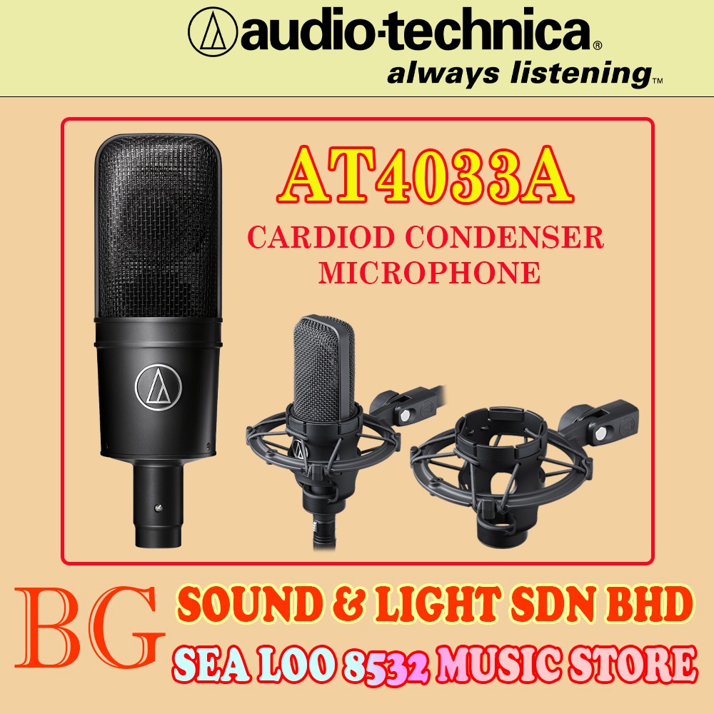 AT4033aCardioid Condenser Microphone