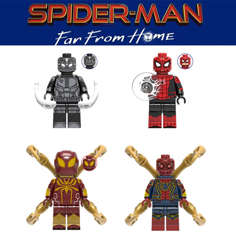 Spider Man Far From Home minitoys Comic Spider Iron Spiderman Building ...