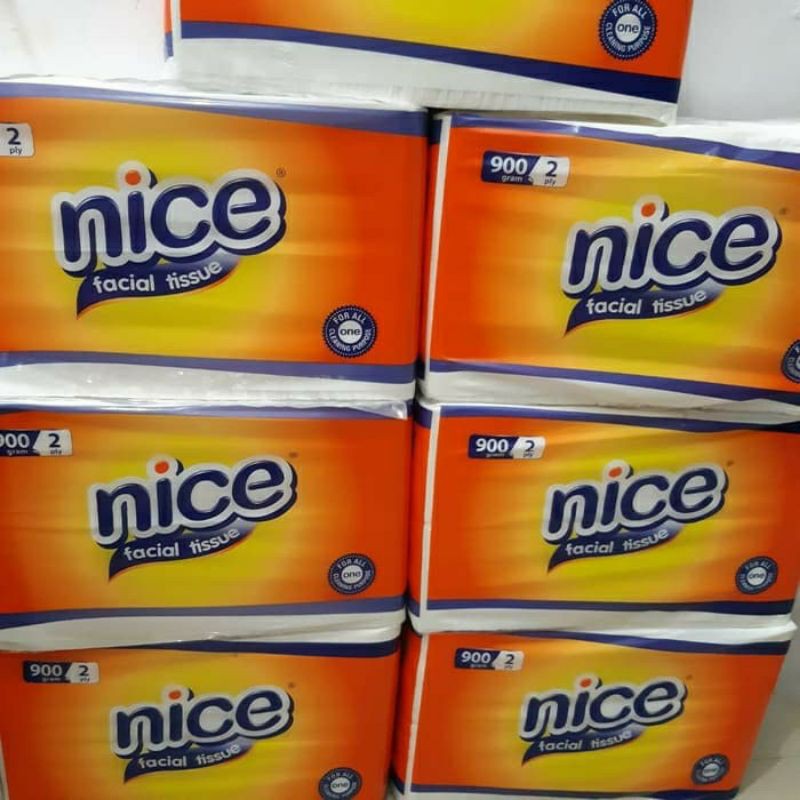 Nice FACIAL TISSUE 2ply FACIAL TISSUE 900 gram | Shopee Malaysia