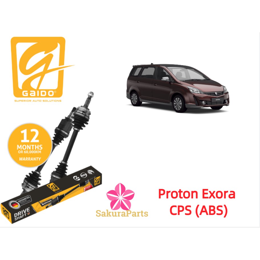 Gaido XSeries Drive Shaft Premium Proton Exora CPS DSA 09' (ABS