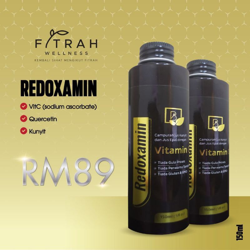 Eczema, GERD & Alahan Vitamin C Redoxamin Fitrah 150ml Shopee Malaysia