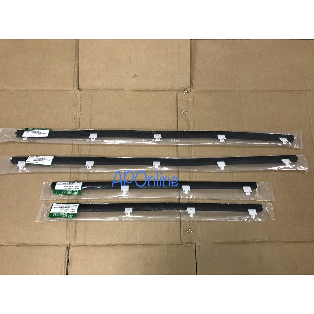 PERODUA KELISA DOOR OUTER MOULDING, DOOR GLASS MOULDING (PINTU CERMIN