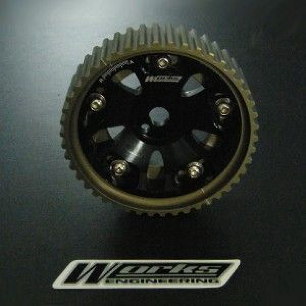 VMS Adjustable Cam Gear For Honda Civic D15/D16 SOHC - Green Anodized, Racing Performance
