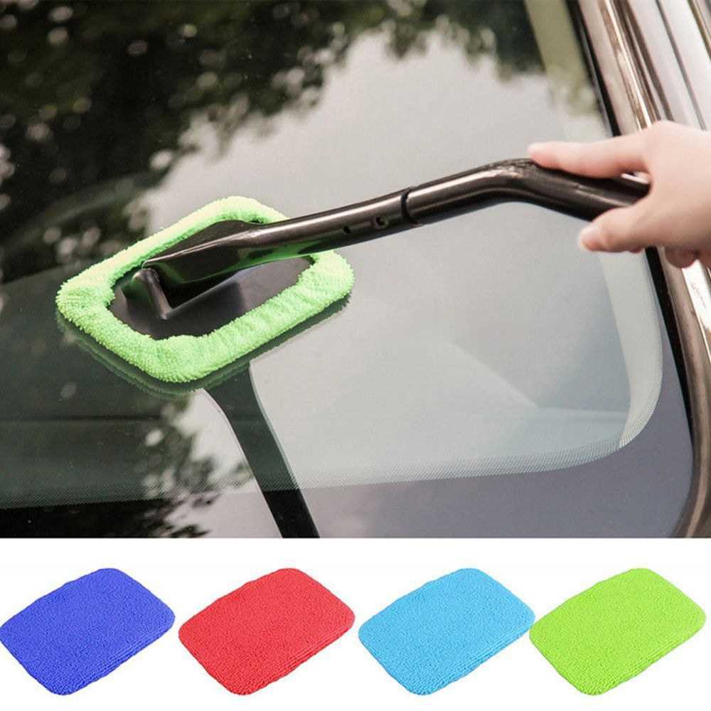 Windshield Clean Microfiber Cloth for Long Handle Car Cleaning Brush