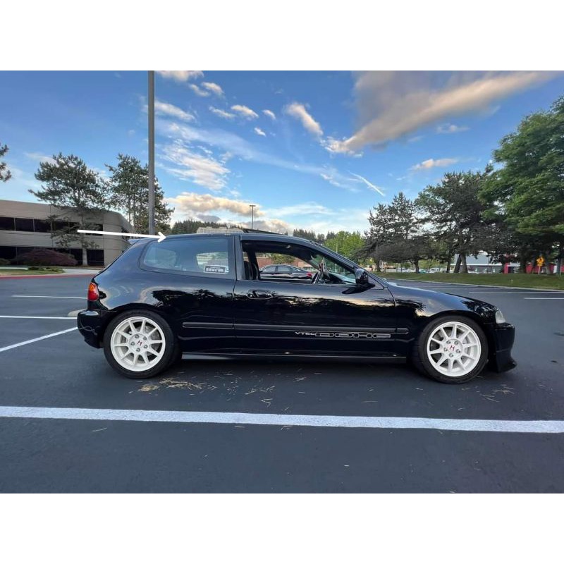 (𝐇𝐈𝐆𝐇 𝐐𝐔𝐀𝐋𝐈𝐓𝐘)getah cermin mati eg6/sr3 (rear quarter glass moulding