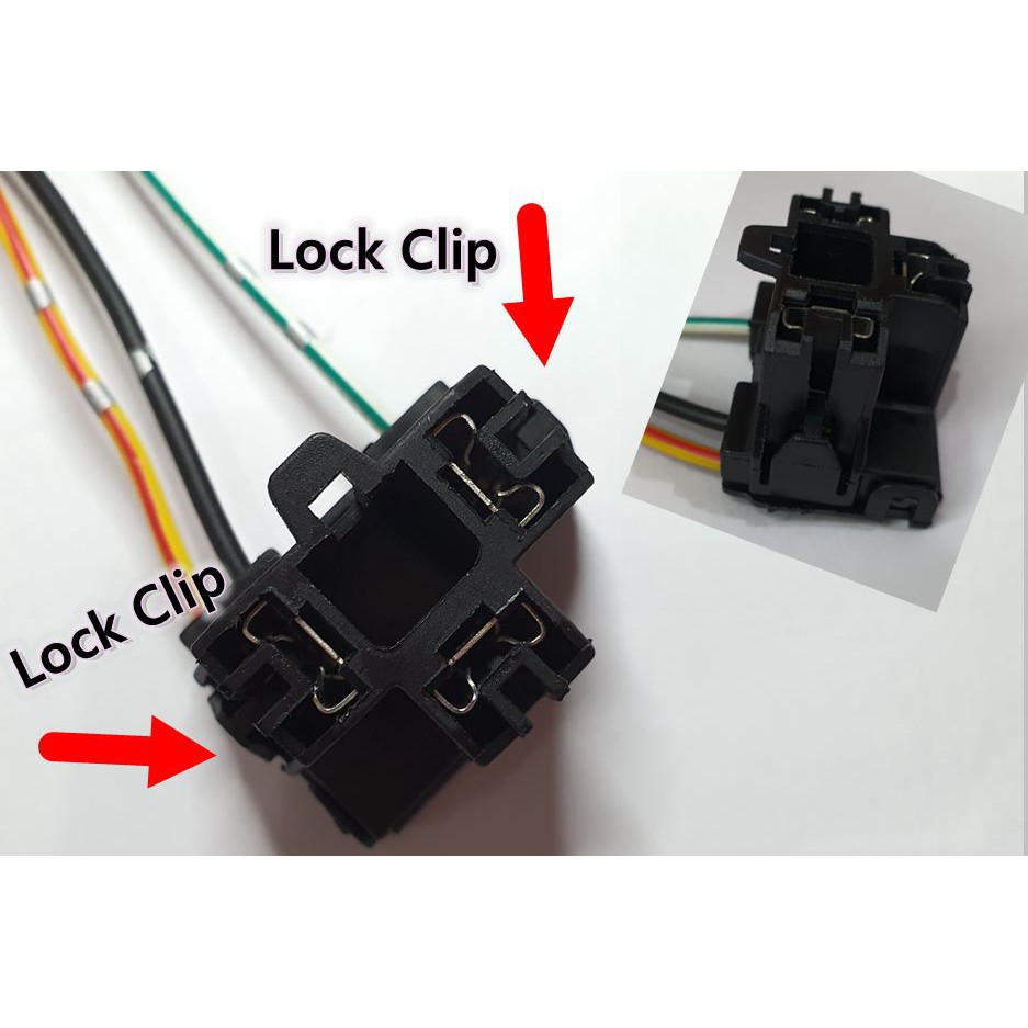 H4 HeadLamp Bulb Socket High Temperature | Shopee Malaysia