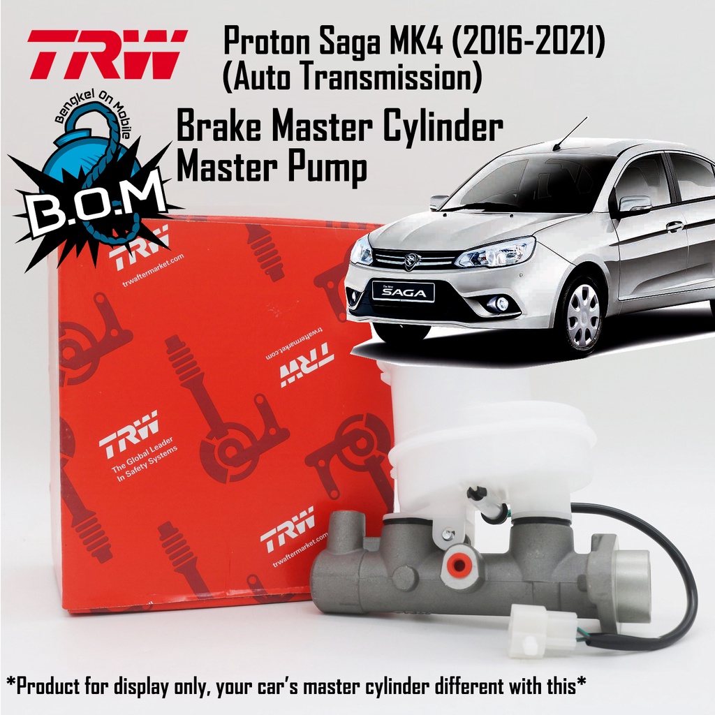 TRW brake master cylinder, Brake Master Pump, Proton Saga VVT, Saga MK4
