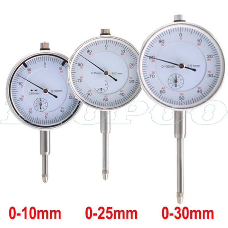0-10mm 0-25mm 0-30mm 0.01mm Dial Indicator Gauge Meter Precise ...