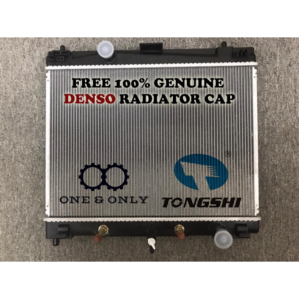 TONGSHI TOYOTA VIOS NCP150 RADIATOR TANGKI ASSY 16MM SINGLE LAYER FREE ...