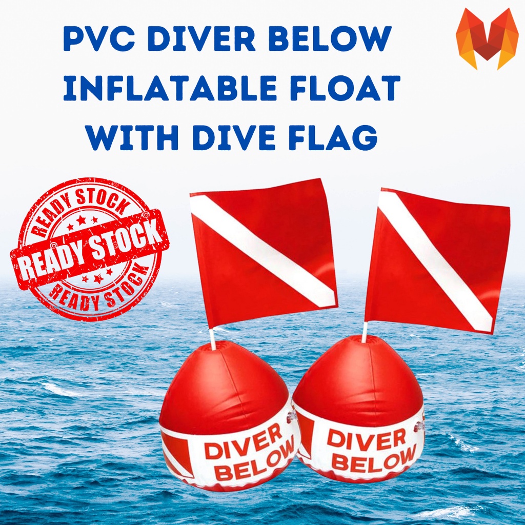 Deluxe Flag Dive Below Inflatable Flag And Float Buoy, FL0301