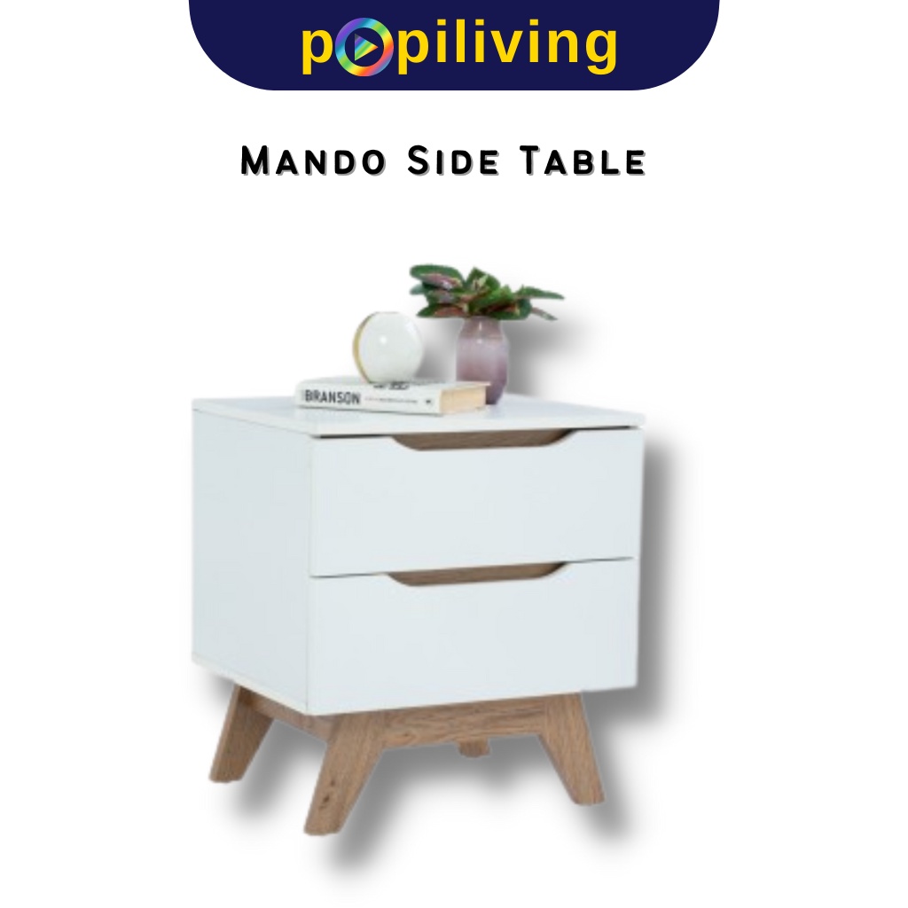 MANDO Side Table Bedroom Bedside Table Meja Kecil Tepi Katil Meja Sisi ...