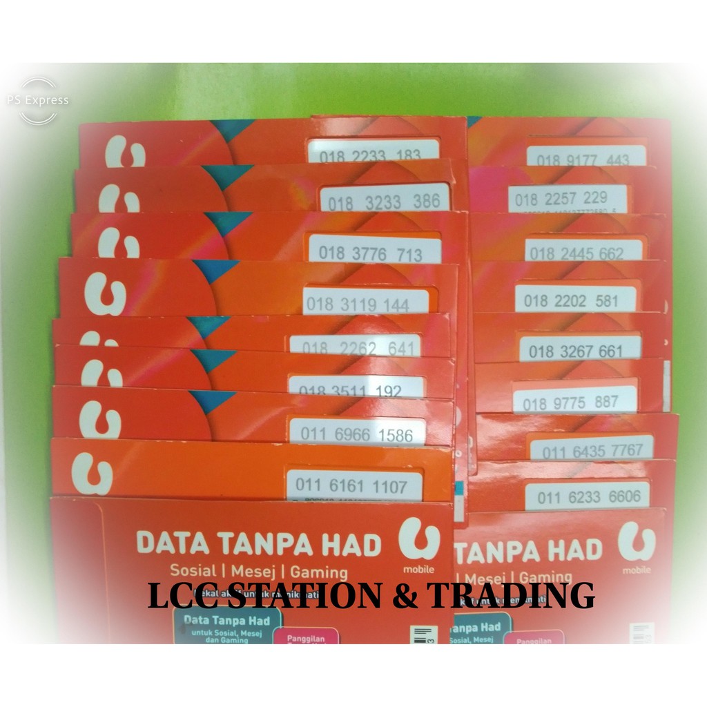 U MOBILE PREPAID VIP NUMBER SIM CARD (U5) Shopee Malaysia