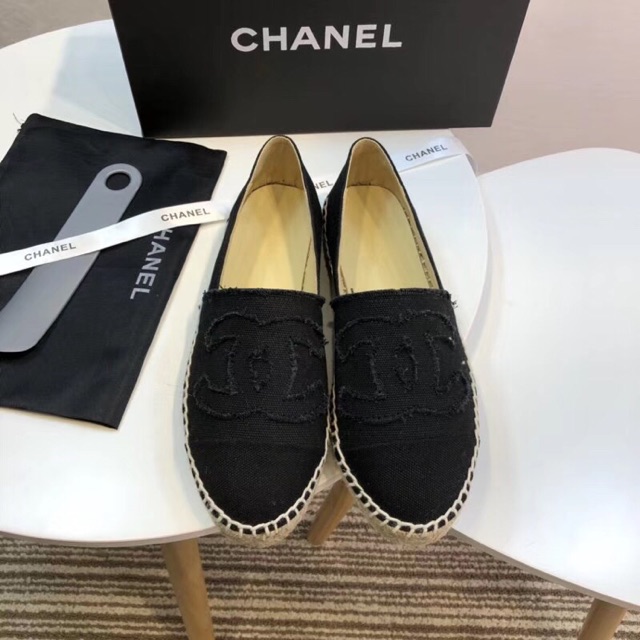 Chanel slip on on sale shoes