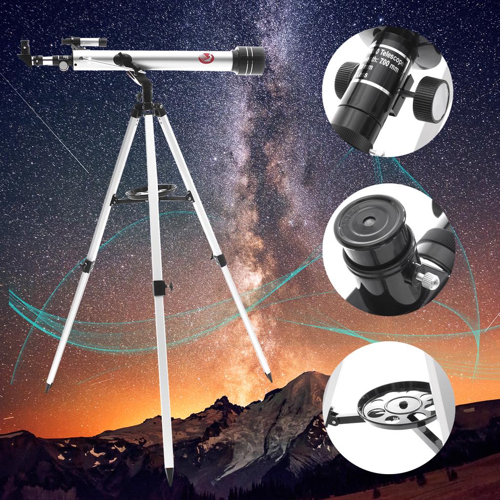 Astronomical Reflective Telescope Teleskop F70060 60700 525x Galaxy