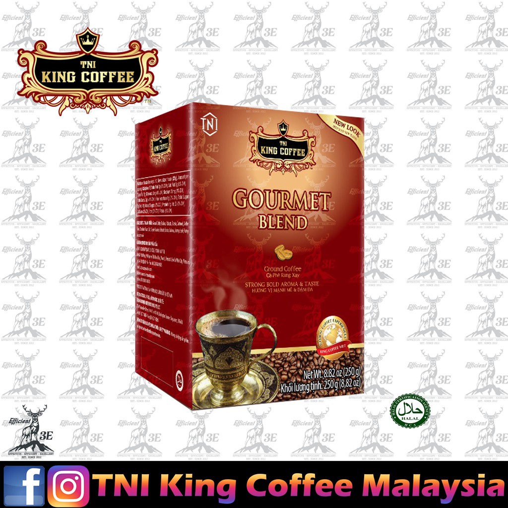 🌟TNI King Ground Coffee Gourmet Blend Vietnam Coffee (HALAL) [EXPIRY 31