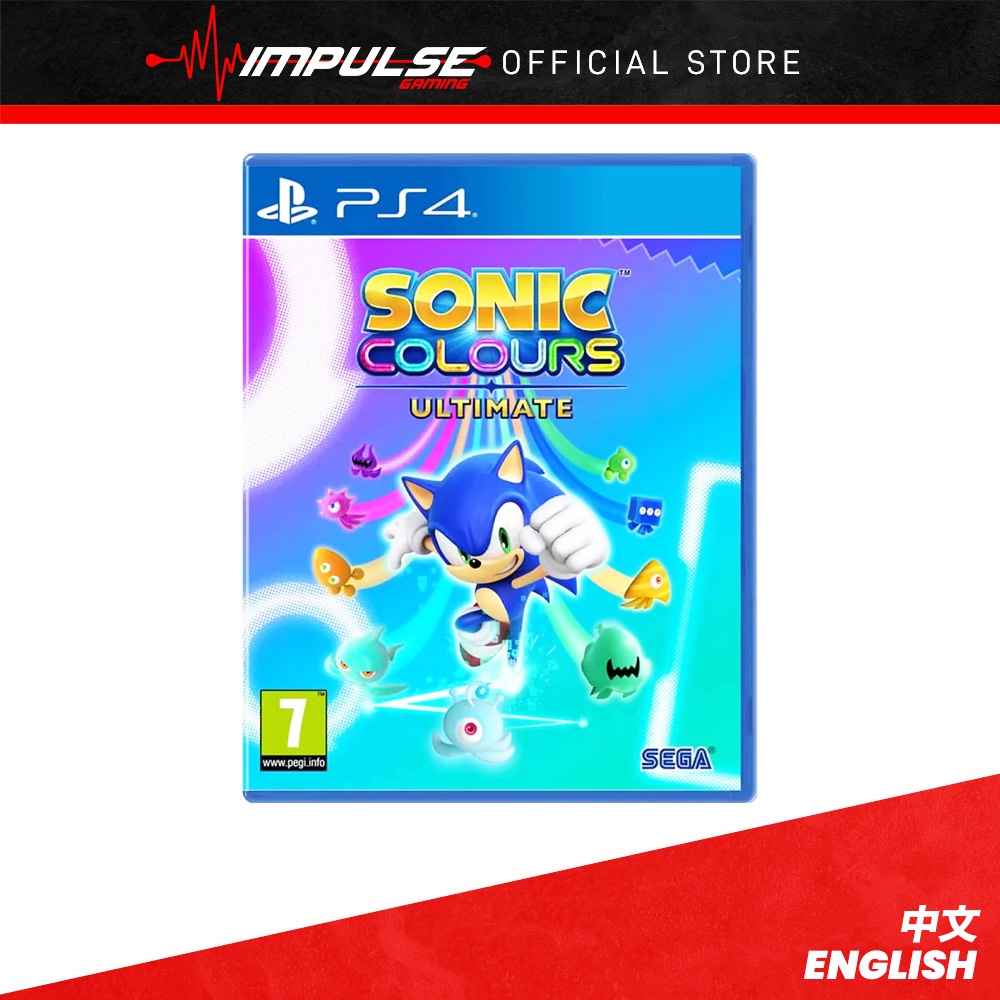 Sonic Colours Ultimate PS4 - 1ère édition FR - Neuf Sous Blister - Porte-clés Inclus