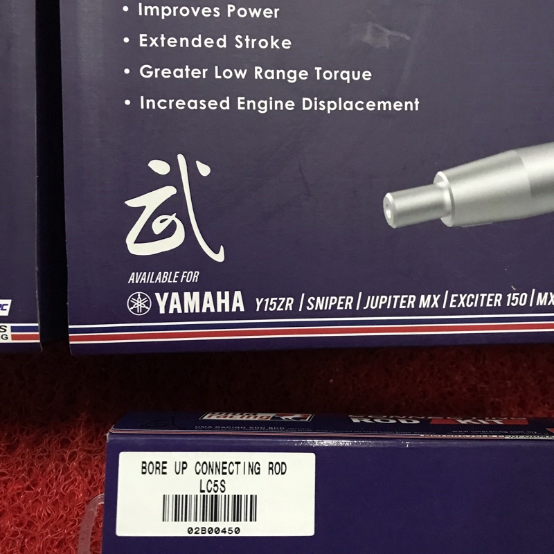 Y15ZR Uma Racing Crankshaft Jet Up (3.3mm) & STD Racing & Rod Uma Racing Y16ZR Y15ZR&Lc135 (5s