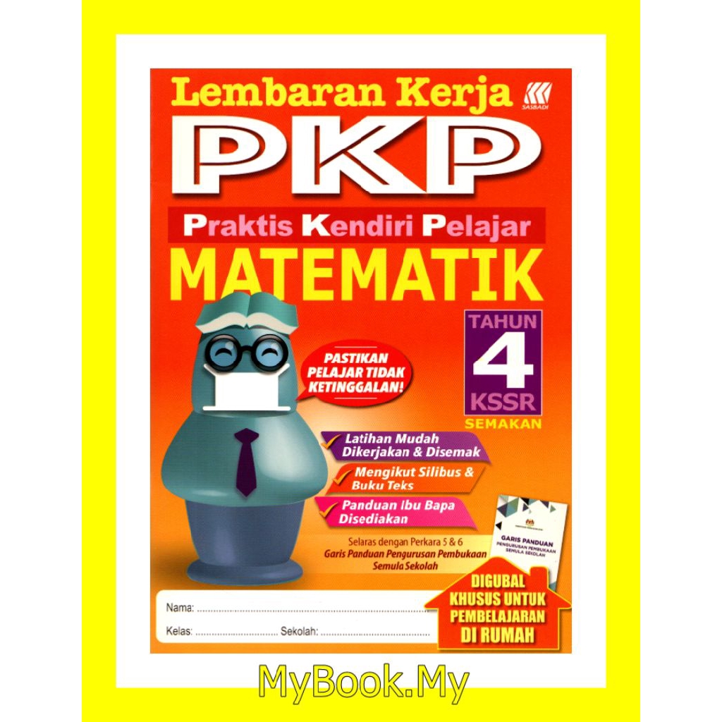 MyB Buku Latihan : Lembaran Kerja PKP KSSR Tahun 4 - Matematik (Sasbadi ...