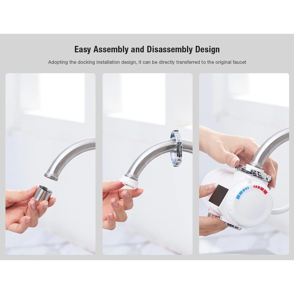 Mi Xiaoda Instant Heating Faucet Electric Water Heater 30-50°C Cold Warm  Adjustable | Shopee Malaysia