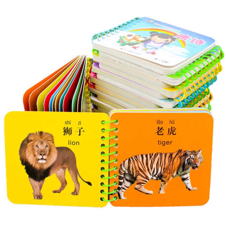 Kids Learning Book Baby Educational Toys Cognitive Flash Card | Shopee ...