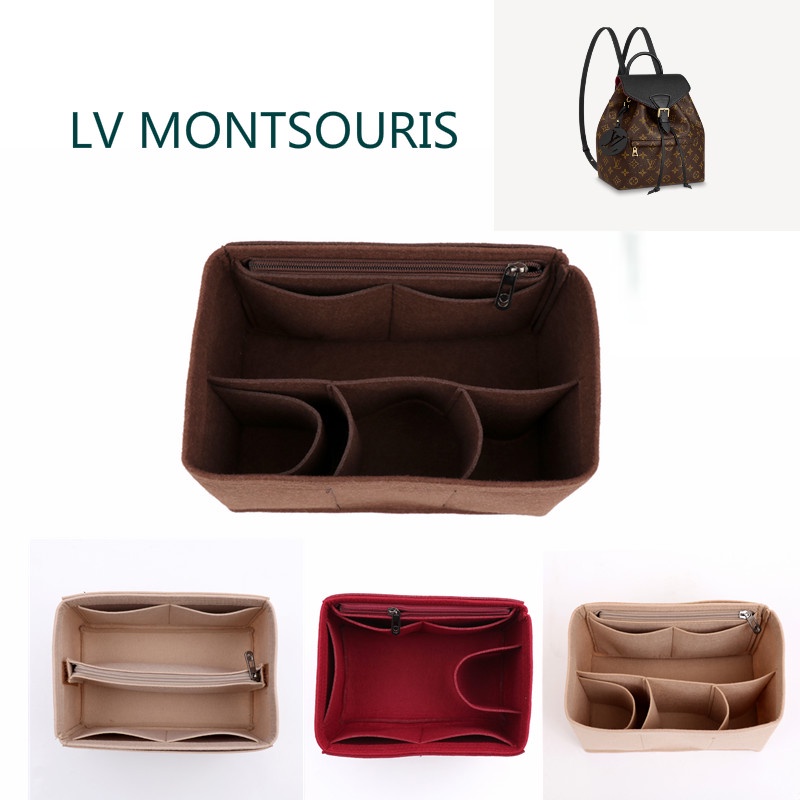 Montsouris Backpack Organizer Insert for Lv Bags Felt Bag 