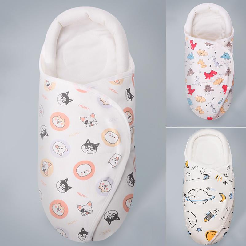 Newborn Baby Sleeping Bag Wrapped In Cotton To Make Baby Blanket Safety