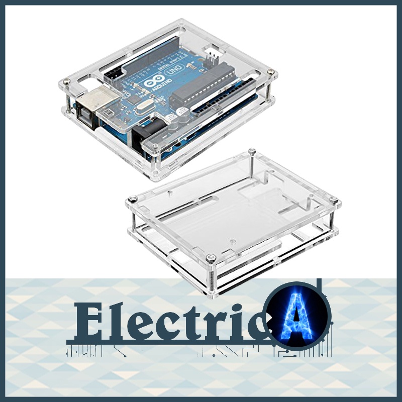 Arduino Uno R3 / Arduino Leonardo R3 Case Acrylic Transparent Casing ...
