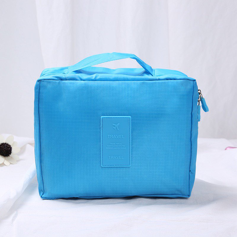 《Mega Deal》Zipper Makeup bag nylon Cosmetic bag Make Up bag kits ...