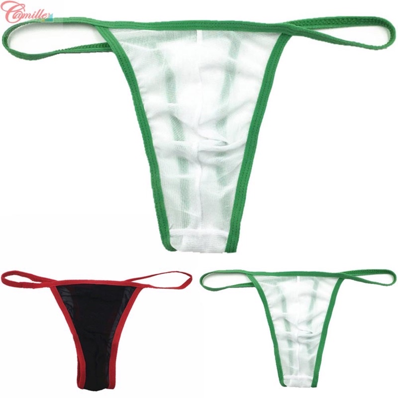 5 Mens GStrings Knickers Underpants Mens Tback T Back Transparent