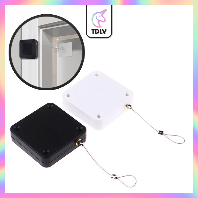 TDLV 1m Automatic Door Closer Drill Free Drawstring Auto Door-Close ...