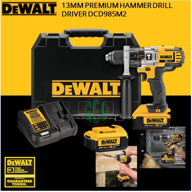 Dewalt cordless drill discount torque