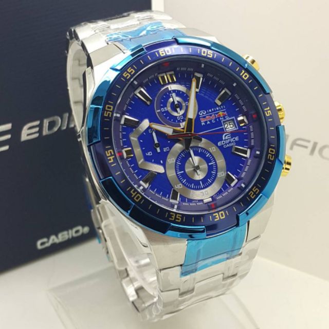 Casio Edifice EFR 549 RB 2A 3 Lelaki