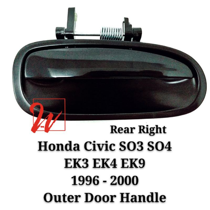 Honda Civic So4 Ek Ek3 Ek9 Outer Door Handle 1996 2000 New Shopee Malaysia 9866