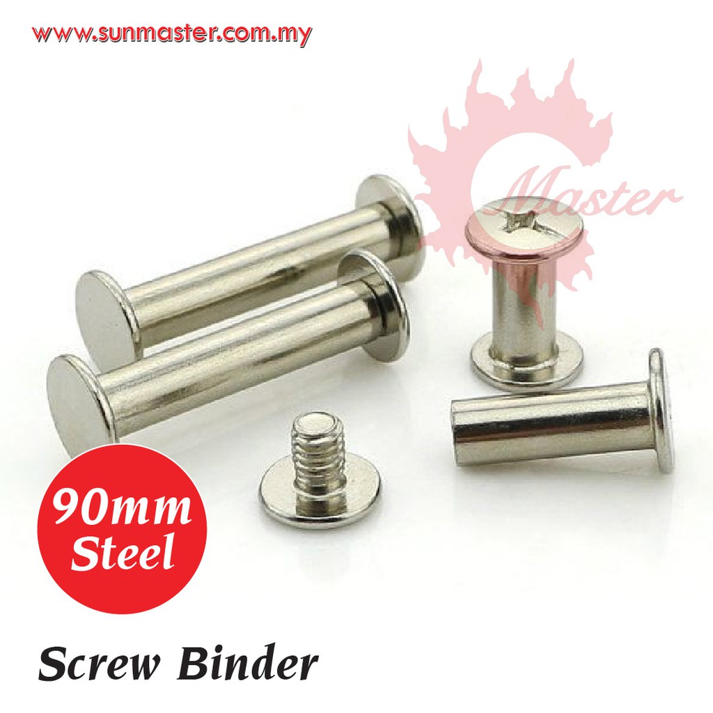 90mm Screw Binder Brass Binding Interscrew Extension Metal