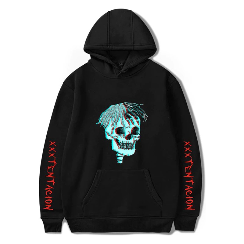 Xxxtentacion deals skull hoodie