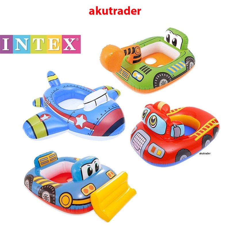 INTEX Children Kids Float Swimming Ring Seat Float Boat Pelampung Baby ...