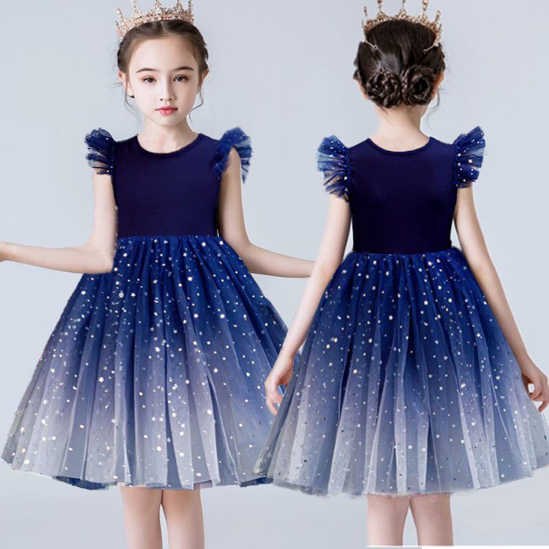 HOT 4 10 Years Baby Kids Girl Party Birthday Dress Tutu Princess Children Clothes Wedding Gaun Dress Budak Perempuan