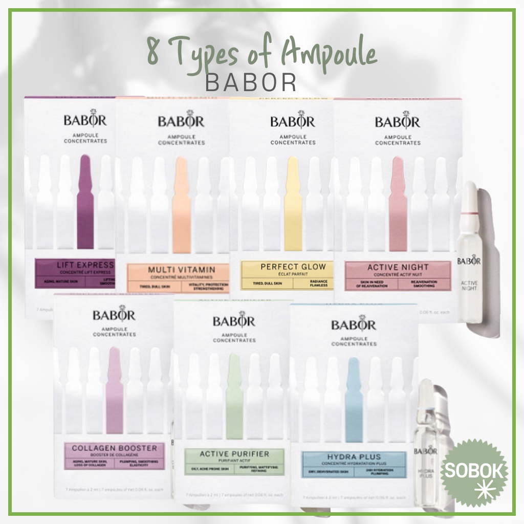 [BABOR] 8 Types of Ampoule (2ml x 7) Shopee Malaysia