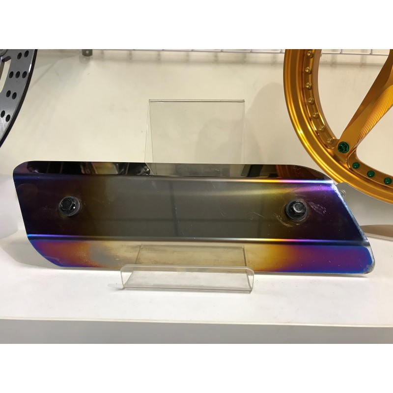 Iddail Business Exhaust Pipe Color Titanium (Double Head Blue