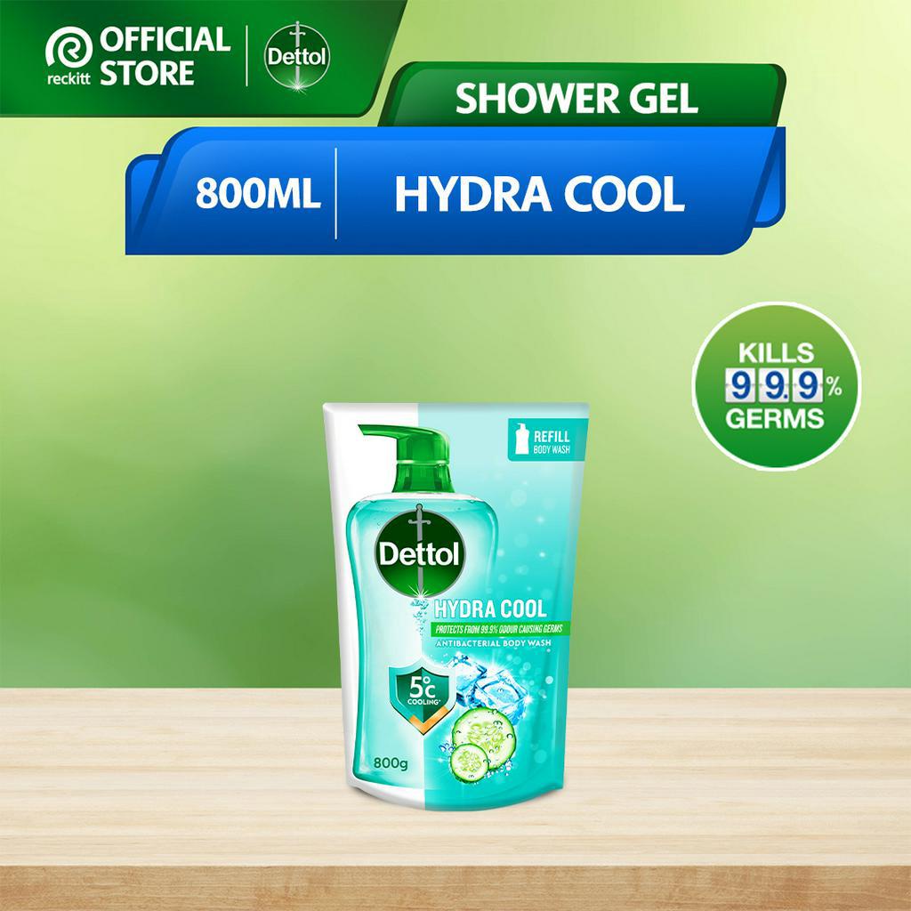 Dettol Shower Gel Body Wash Hydra Cool Refills 800ML | Shopee Malaysia