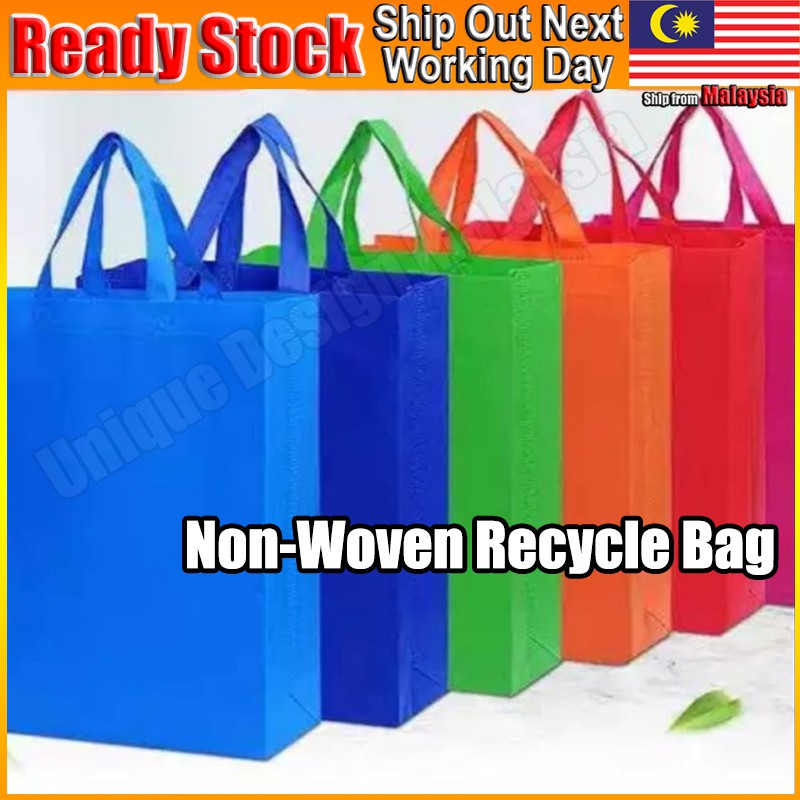 Eco Friendly Reusable Recycle Bag 90gsm A4 Size Go Green Shopping