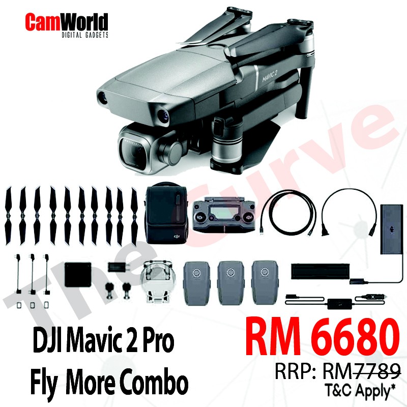 DJI Mavic 2 Pro Fly More Combo | Shopee Malaysia