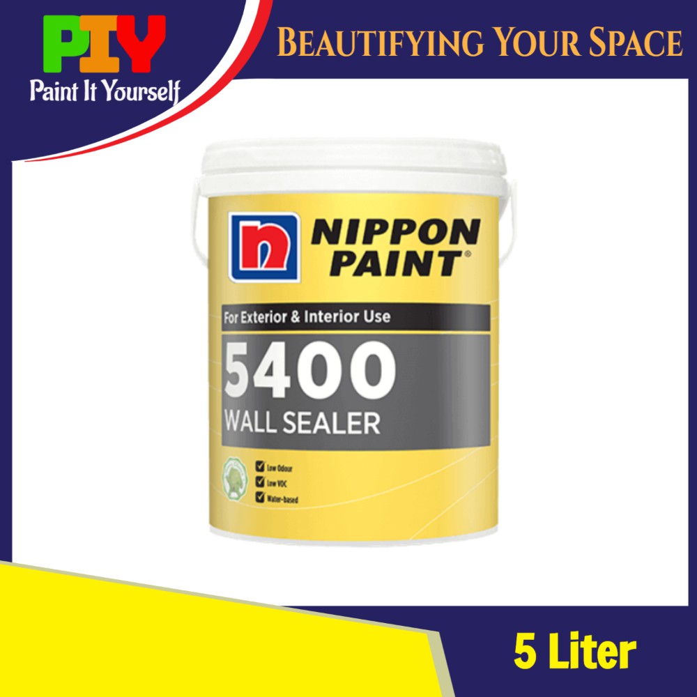 Nippon Paint 5400 Wall Sealer / Cat undercoat Dinding Rumah - 5 Liter ...