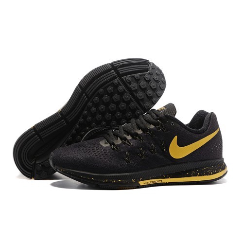 Black and shop gold nike pegasus