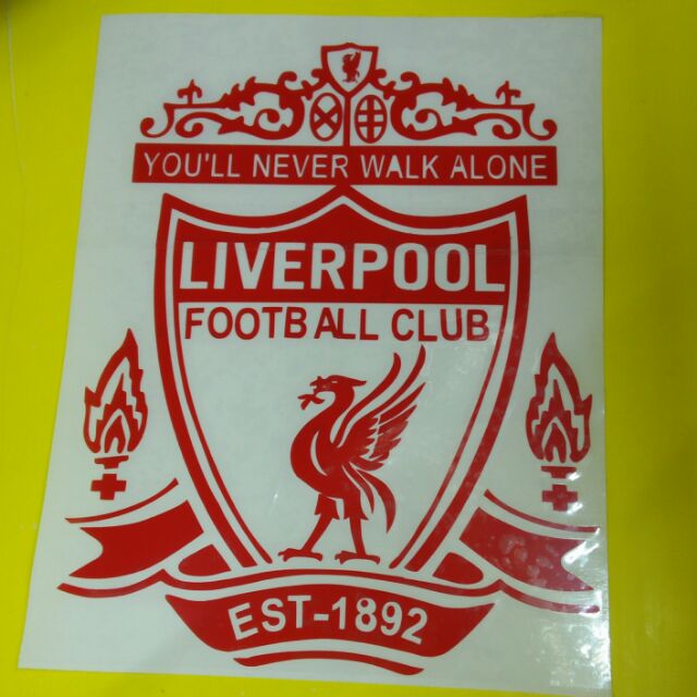 LIVERPOOL FOOTBALL CLUB STICKER / STIKER KELAB BOLA LIVERPOOL / CUTTING ...