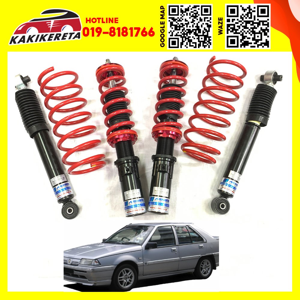 🔥Best🔥🇯🇵PROTON SAGA ISWARA MINES Hi Lo Body shift Adjustable Suspension
