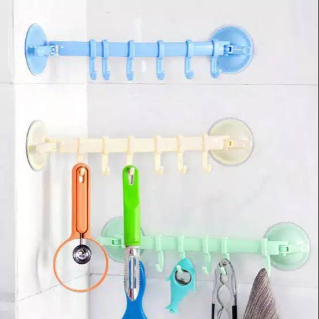 Corner Hook Free Motion Bathroom Hanger | Shopee Malaysia